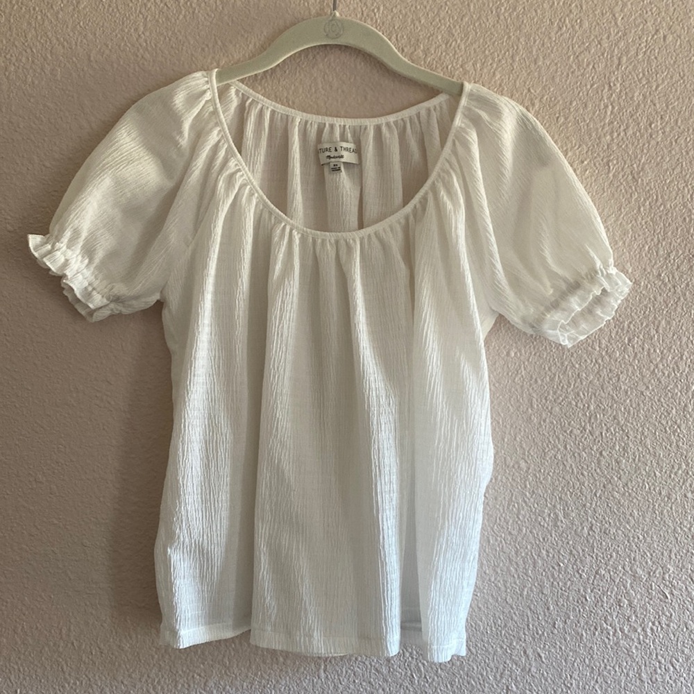madewell peasant top